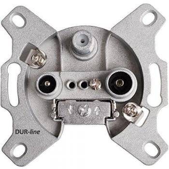 DUR-line SAT/BK Antennen-Steckdose 3-Loch
