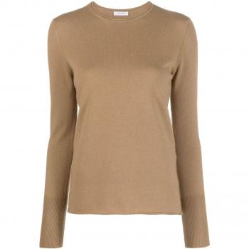 Salvatore Ferragamo Women's Round-neck Knitwear | Beige | Size L