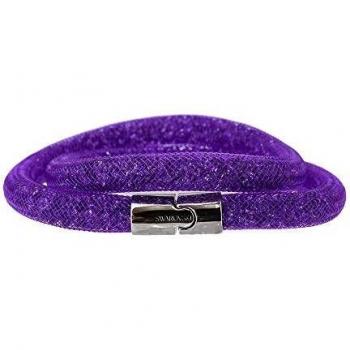 Swarovski Women's Base Metal Purple Glass Fashion Necklace Bracelet Anklet