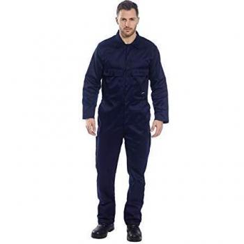 Portwest S999 Euro Work Polycotton Coverall Navy Blue L 33