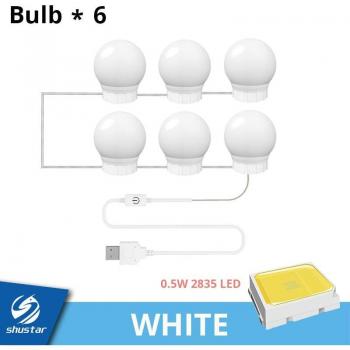 3 Color LED Vanity Lights for Makeup Mirror