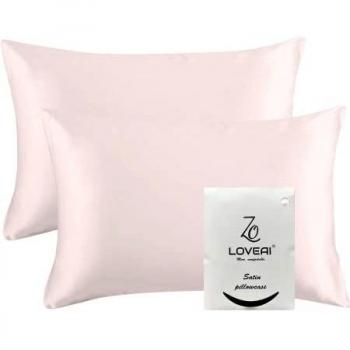 LOVEAI Satin Pillowcase Pair