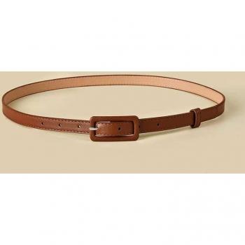 Blue PU Leather Belt for Women