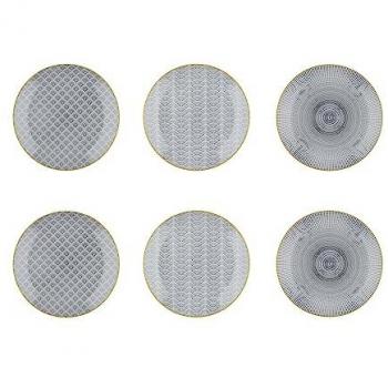 Assiette Pattern Ø21 cm – 6 pièces – Eclipse Björn