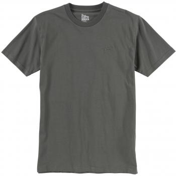 CLEPTOMANICX Herren-Top Ligull Regular Grau L