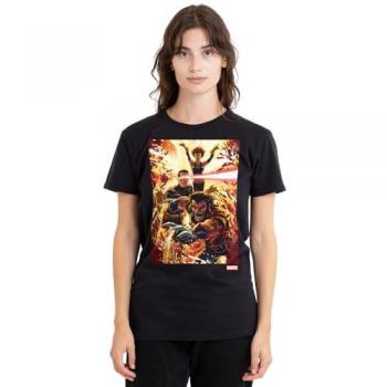 Marvel X-Men Wolverine Cyclops & Jean Grey Graphic Tee – Black