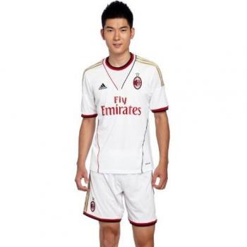 Adidas AC Milan Men’s Off‑Season Jersey – White & Dark Gold, L