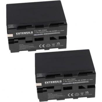 Extensilo Sony Hi8 Kamera-Akku 6600 mAh