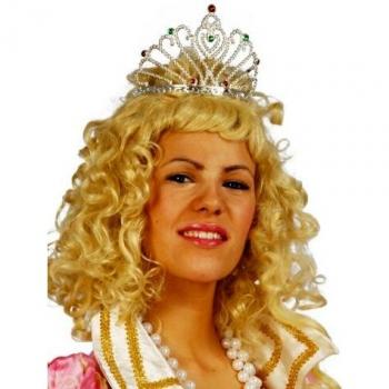 Zzcostumes Guirca Princess Fascia, Colore Argento, Taglio Corto