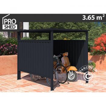 Dancover Abri à vélos 3,65m², 1,8x2,03x1,93m, Anthracite