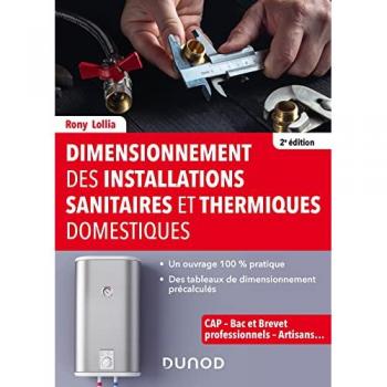 Dimensionnement des installations sanitaires et thermiques domestiques