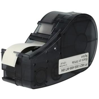 Vhbw Beschriftungsband 12,7 mm Schwarz auf Weiß kompatibel mit Brady M210, M210-LAB, M211