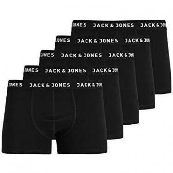 JACK & JONES Herren 5er Pack Boxershorts Mix Unterwäsche Mehrpack