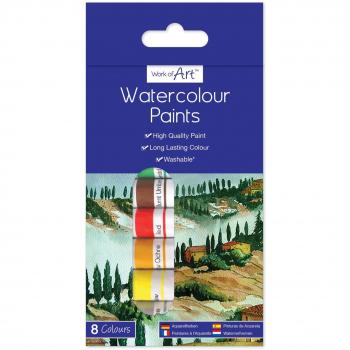 TAL06741 Work of Art Watercolour Paint Tubes Assorted Pack