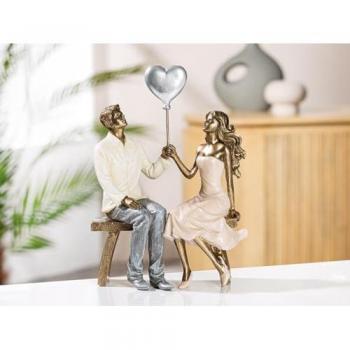 Banco Amoroso con Globo de Corazón