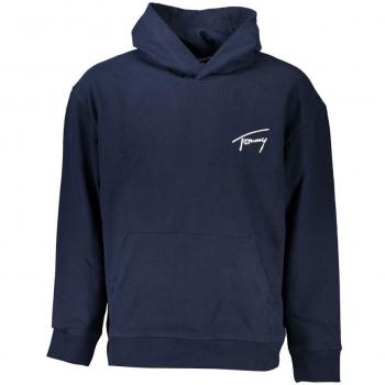 Duurzame blauwe hoodie sweatshirt