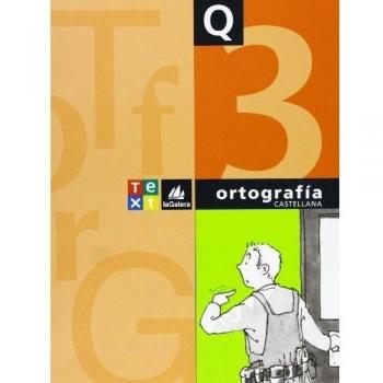 Quadern Ortografía castellana 3 (Tapa blanda).