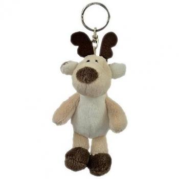 Schlüsselanhänger „Frohe Weihnacht“ mit Rentier NICI 37944 – 10 cm