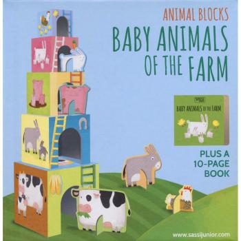 Baby animals of the farm. Animal blocks. Ediz. a colori. Con Gioco