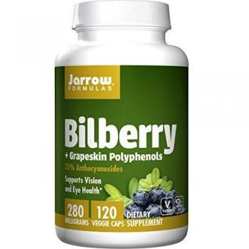 Jarrow Formulas Bilberry + Polifenoles de Uva
