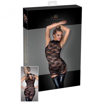 Handcrafted Schwarze Spitze – Transparentes Damen-Lingerie mit Blumenmotiven