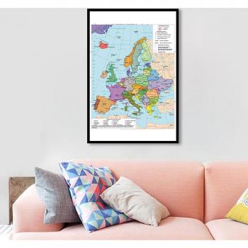 Mapa de Europa en Ruso