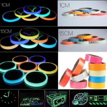 1cm/1,5cm x 1M fluoreszierendes Dekorationsband