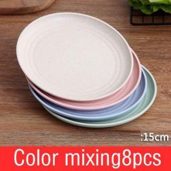 Plato de Plástico Espiga – Pack 8 piezas, 6”