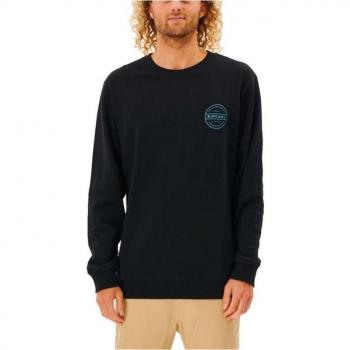 Felpa Rip Curl Re Entry Black per Uomo XL