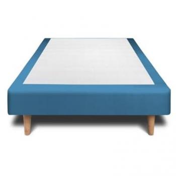 Prestige Literie Sommier Tapissier Velours Taupe H35cm