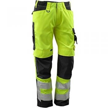 Kendal Mascot Trousers – High Visibility Yellow/Dark Navy, 76C56, L30W40.5