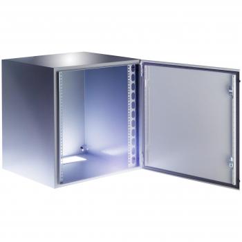 Techly I‑Case 19 17U Muro Grigio IP65 – Armadio con Porta Vetro