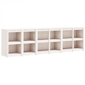 Mobili da Cucina da Esterno 4 pz Bianchi Legno Massello di Pino cod mxl 132583