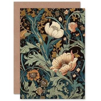 Artery8 Botanical Birthday Card – Modern Nouveau