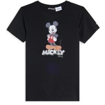 Freddy T‑shirt Regular Fit Stampa Mickey Mouse Black Donna Xxs
