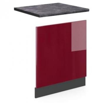 Vicco R-Line Frontblende, Rot/Anthrazit, 60 cm, AP Grau