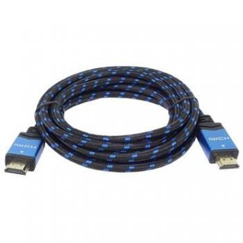 PremiumCord Cavo HDMI 4K UltraHD 2.0b con connettori zincati, rivestimento di cotone (2 m)