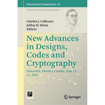 New Advances in Designs Codes and Cryptography