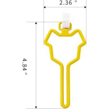 Clip mains libres pour sac à merde