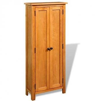 VidaXL Armadietto in rovere massello 50 x 22 x 122 cm