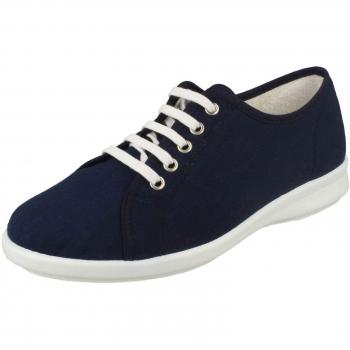 Casual Anthea Canvas Shoe for Women – Navy 7 (2V)