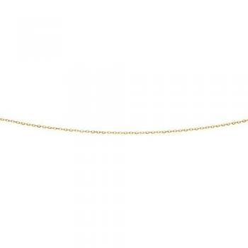 Gold 0.8mm Cut Trace Chain – Elements GN277