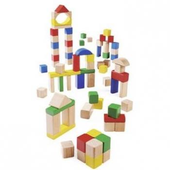 Bloques de Madera para Juegos de Construcción