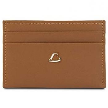 Porte-cartes en cuir Lancaster City Marron