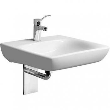 Geberit Renova Comfort Waschtisch, 55x55cm, weiß, ohne Überlauf, KeraTect