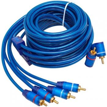 5 Meter Blue RCA Cable PowerMaster