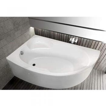 Carmén Eckwanne in Weiß – 170 × 100 cm, automatischer Ab