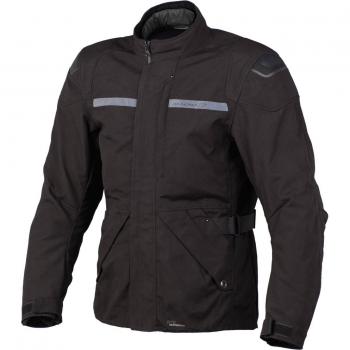 Macna L‑Textiljacke Stickler, schwarzer Farbton