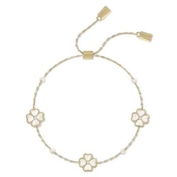 Bracelet Friendship Gold Silver Pearl Heart Blossom
