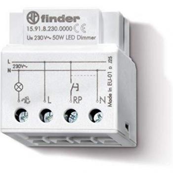 FINDER DIMMER VARIALUCE LED 230VAC 15918230 15.91.8.230.0000 COMANDO A PULSANTE